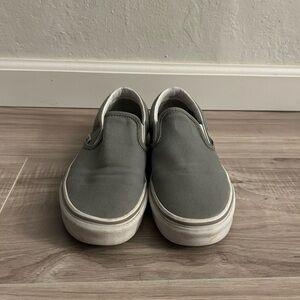 Vans Gray Slip-On Sneakers